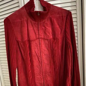Leather & Fabric Coldwater Creek Jacket Size 1X
